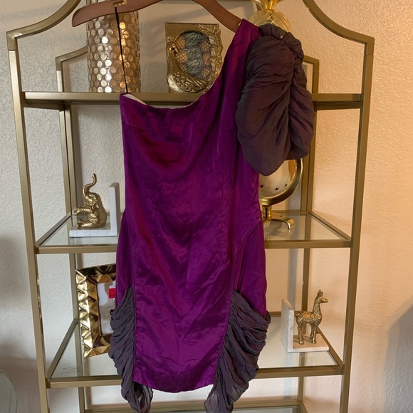 IvaNova “wet” silk mini dress - Picture 6 of 8